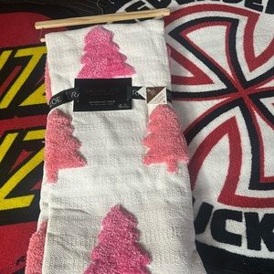 Rachel Zoe Pink Christmas Tree Throw